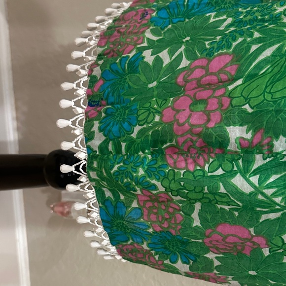 Milly Green and Pink Floral Dress - Picture 4 of 5